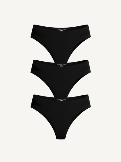 3-Pack Seamless Knickers with Mesh Detail